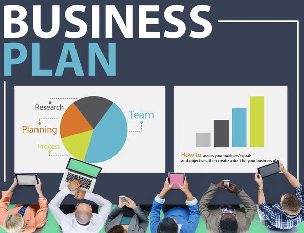 Concetto di business plan — Foto Stock