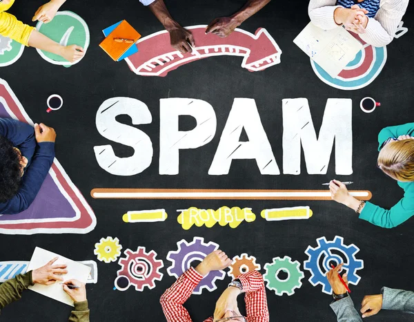 Concetto di Problema Spam — Foto Stock