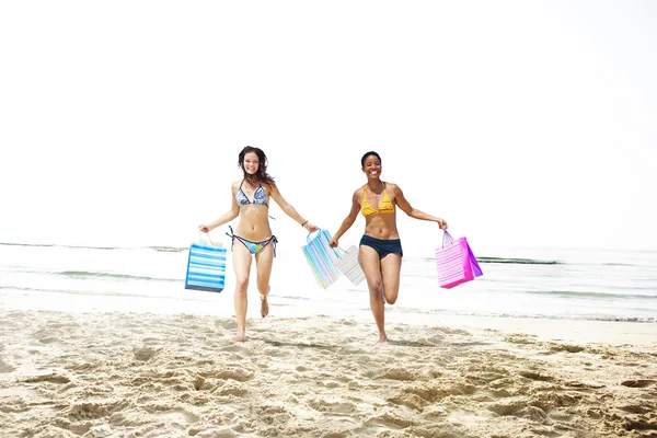 Tourist Women Shopping Concept — Stock Photo, Image