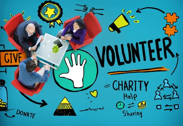 Volunteer Charity Help Concept — Stock Photo, Image