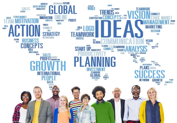Diverse People and Ideas Concept — Stock Photo, Image