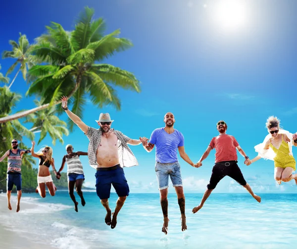 Beach Summer Friends Concept — Stock Photo, Image