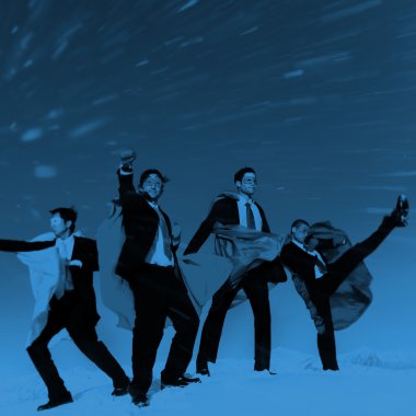 İşadamları Superheros ilham