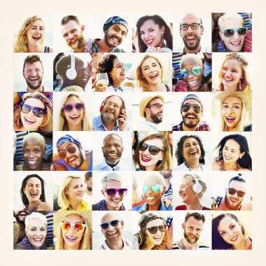 Arkadaşlar portre beraberlik kavramı