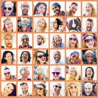 Arkadaşlar portre beraberlik kavramı