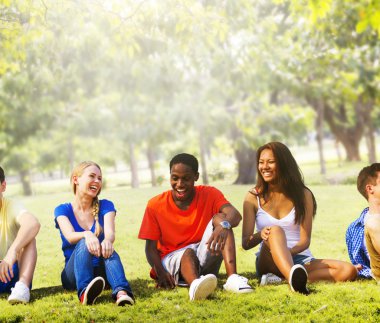 Öğrenciler takım tatil kavramı