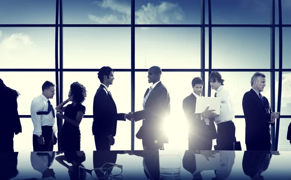 Grupo de empresários em reunião — Fotografia de Stock