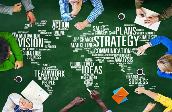 Strategy Analysis Planning Concept — Stock Photo, Image