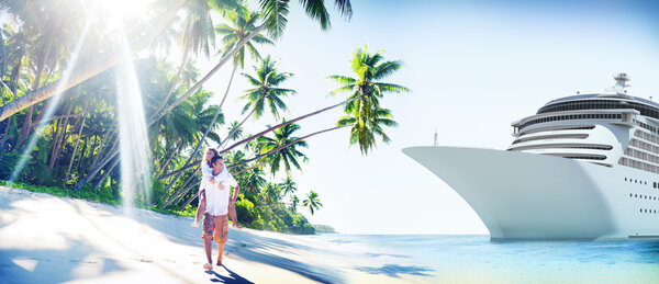 Couple Love Island Concept