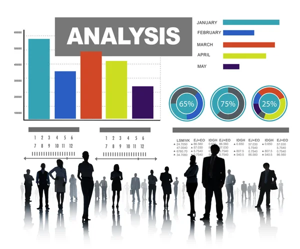 Analys analysera information koncept — Stockfoto