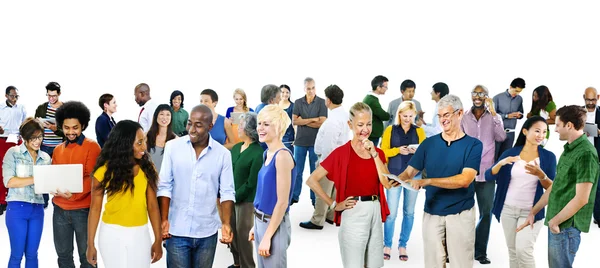 Multi-etnische groep van mensen uit het bedrijfsleven — Stockfoto