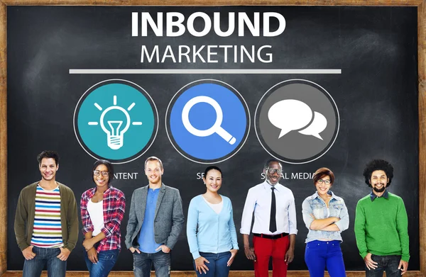 Inbound Marketing Concept — Zdjęcie stockowe