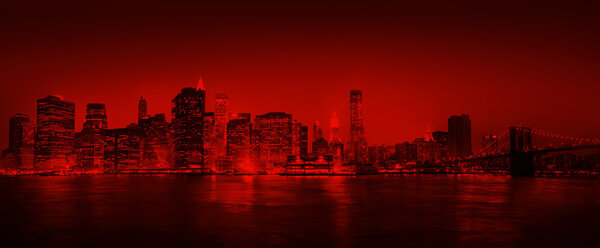 Красивый современный городской пейзаж
