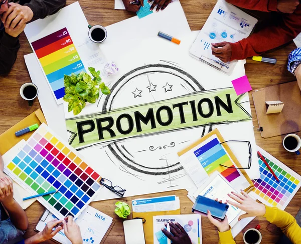 Promotion marknadsföring Branding koncept — Stockfoto