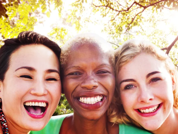 Girlfriends Party at Summer — Stock Photo, Image