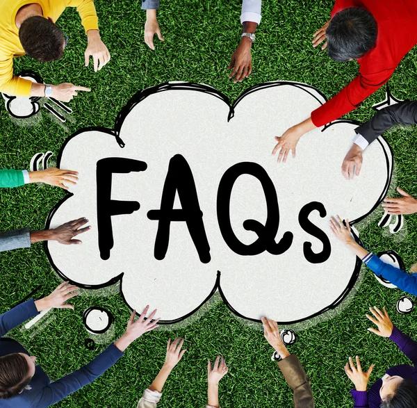 Frequently Asked Questions — Stock Photo, Image