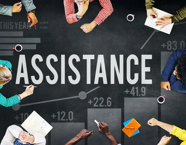 Assistance Support Help Concept — Stock Photo, Image