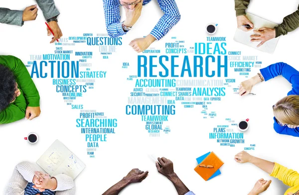 Business  People and Research Concept — Stock Photo, Image