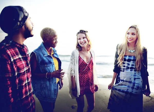 Beach Summer Friends  Concept — Stock Photo, Image