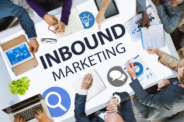 Inbound-Marketingkonzept — Stockfoto