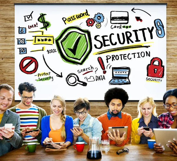 Security Shield skydd — Stockfoto