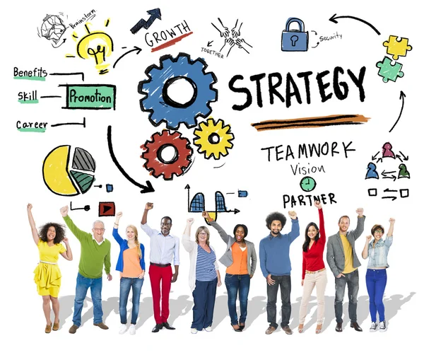 Strategy Teamwork Vision Concept — Stock Photo, Image