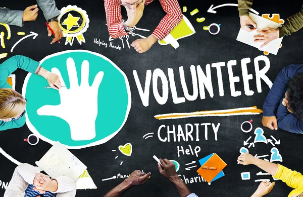 Volunteer Charity Help Concept — Stock Photo, Image