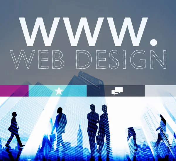 Conceito de Web design — Fotografia de Stock