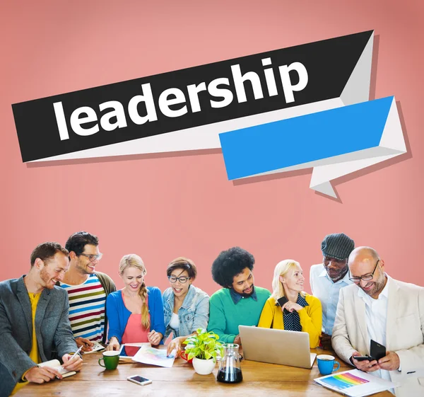 Concepto de gestión del liderazgo — Foto de Stock