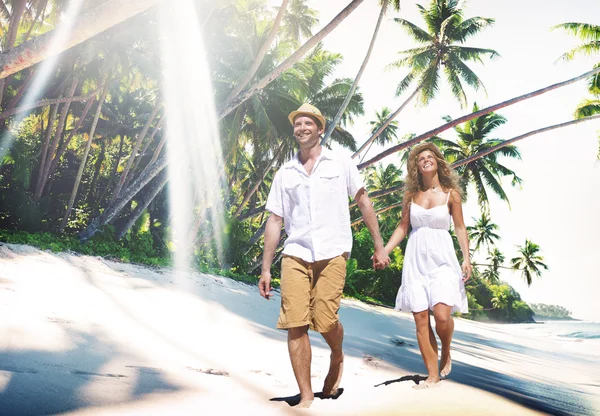 Paar Love Island Concept — Stockfoto