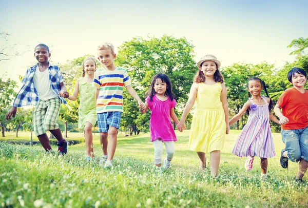 Children Friends Walking Concept — Stock Photo, Image