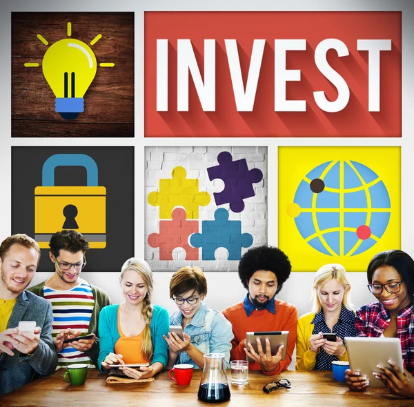 Investeringar finansiella Budget koncept — Stockfoto