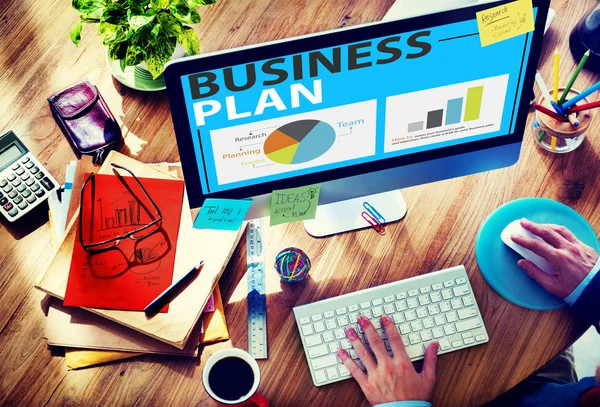 Business Plan Concept — Stock Photo, Image