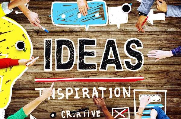 Idées Inspiration Think Creative Concept — Photo