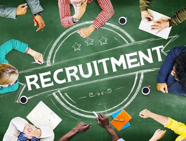 Recruitment Hiring, Job Occupation Concept — Stock Photo, Image