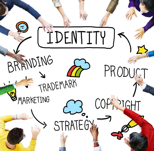 Identity Marketing Concept — Stock Photo, Image