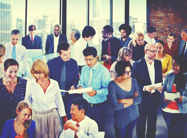 Mensen wereldwijde communicatie Office — Stockfoto