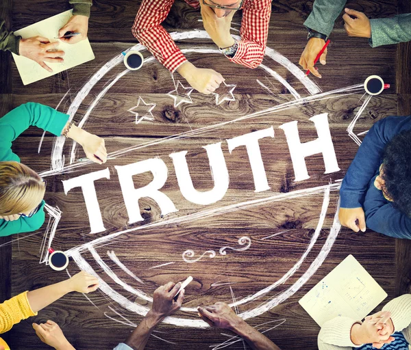 Sanningen, ärlig koncept — Stockfoto