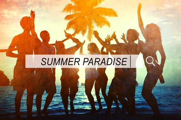 Zomers paradijs Concept — Stockfoto