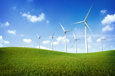 Turbines for Green Electricity clipart