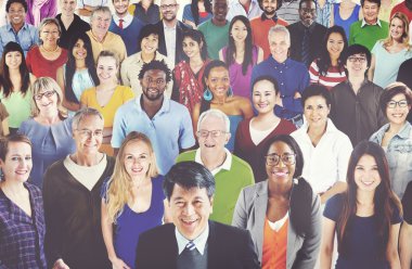 Çeşitlilik insanların büyük grup