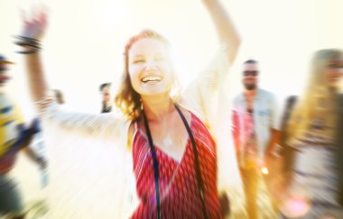 Arkadaşlar Beach parti konsept