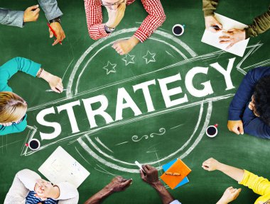 İş adamları ve strateji grup