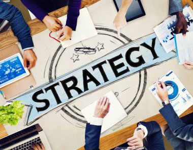 İş adamları ve strateji grup