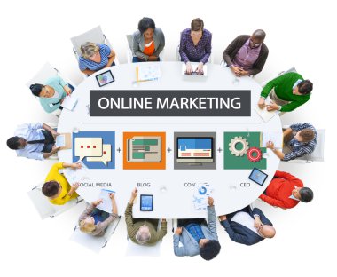 İş adamları ve pazarlama stratejisi