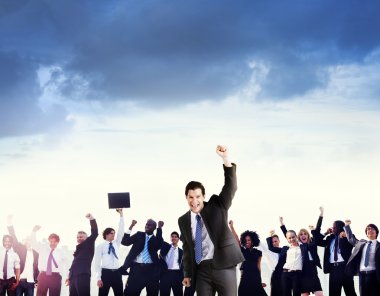 İş adamları ile çalışma fikirler