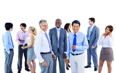 Grup başarılı iş adamları