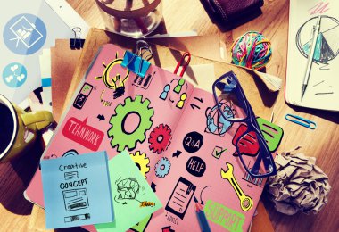 İşyeri ve ekip çalışması kavramı