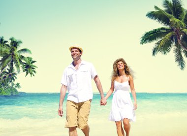 Çift plajda kavramı Dating