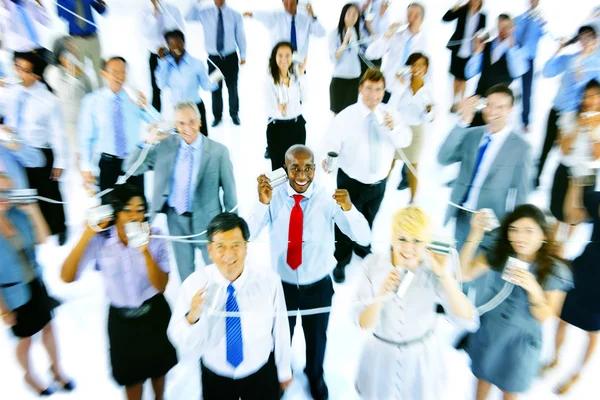 Trabajadores de pie juntos — Foto de Stock